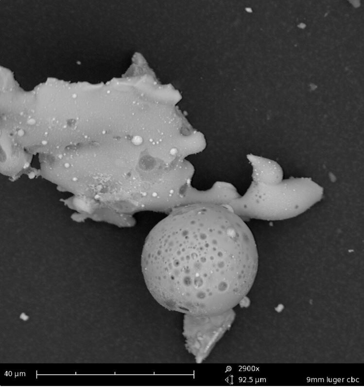 GSR particle image