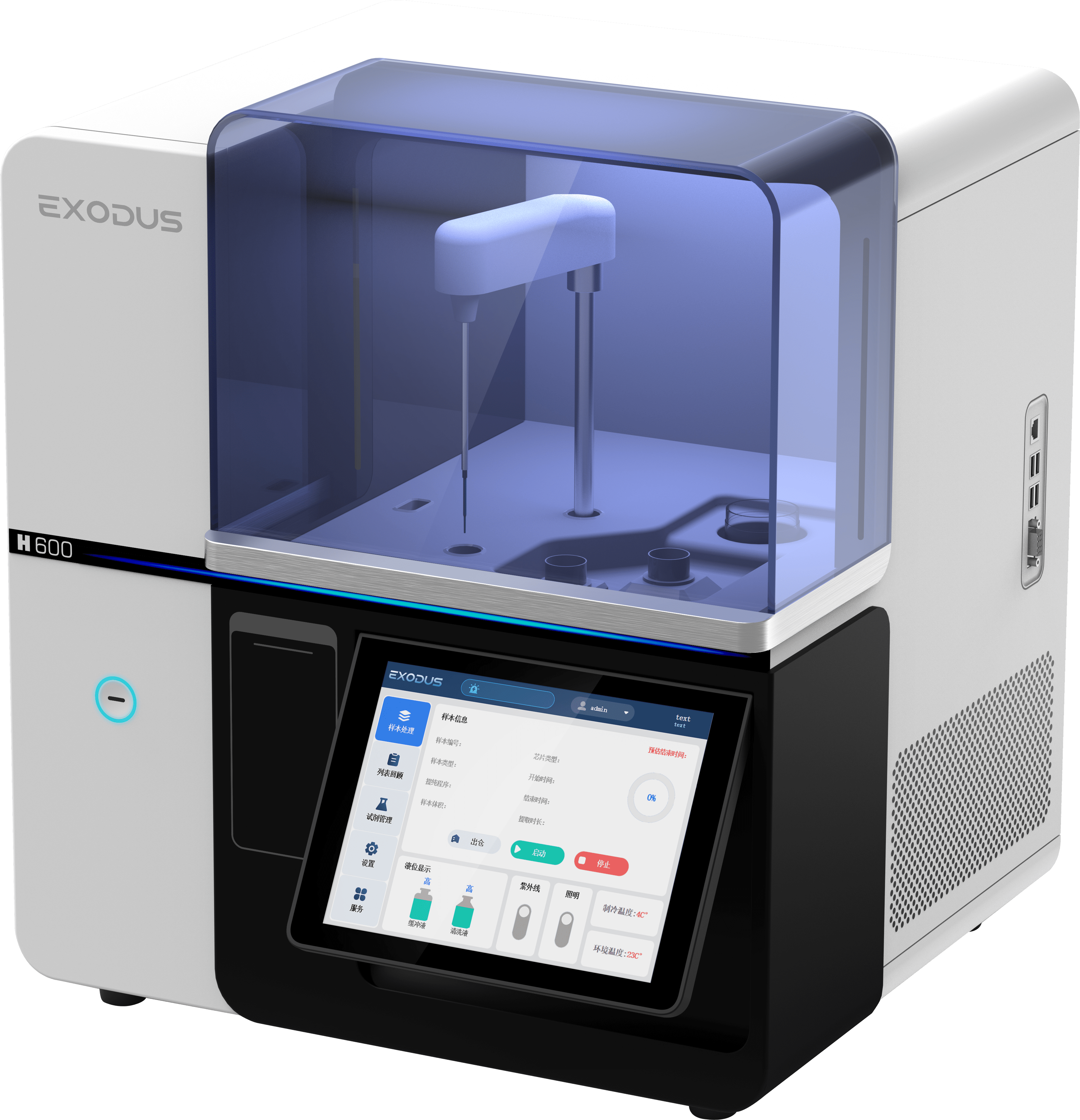 EXODUS offers automatic, label free, highly efficient exosome isolation and purification