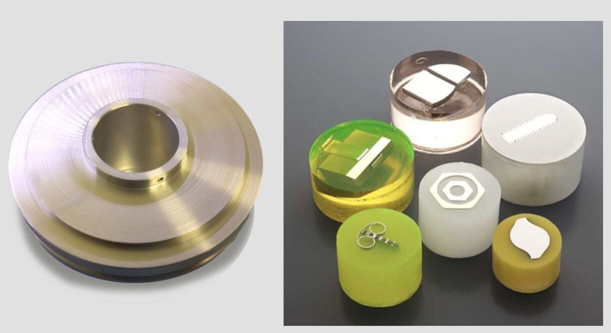 LUXOR sample holder for mounted/embedded samples
