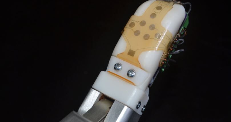 Flexible Plastic Skin Could Be Used on Touch-Sensitive Robots
