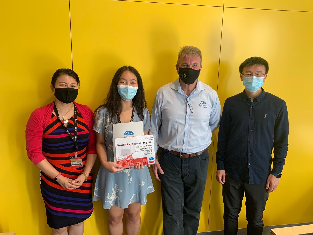 Congratulations Woojeong Kim from the UNSW – Winner of the RedShiftBio StructIR Lab Grant Program